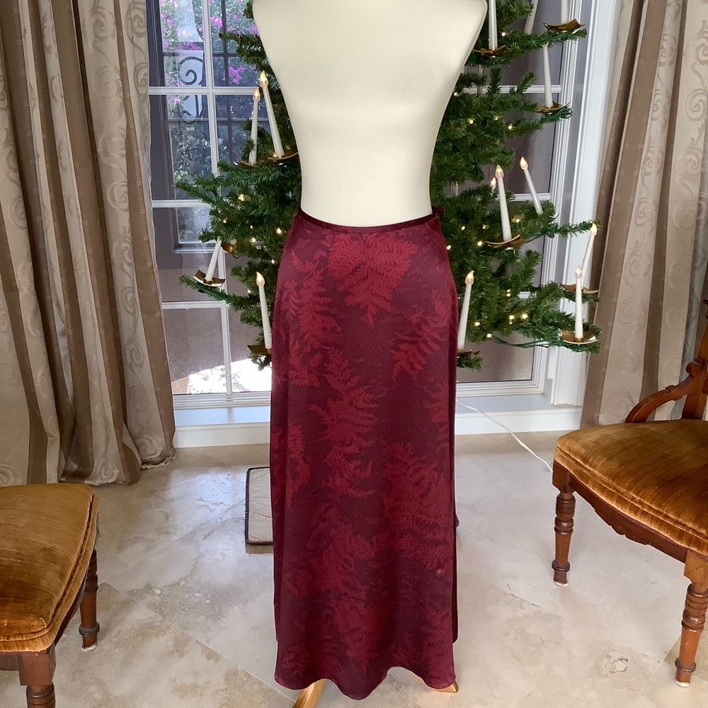 Dana Bachman Silk maxi skirt